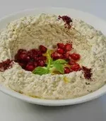 Eggplant Muttabal Plate